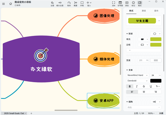 图片[1]-XMind 2026 v26.03.04129 中文绿色版 – 思维导图-办文绿软