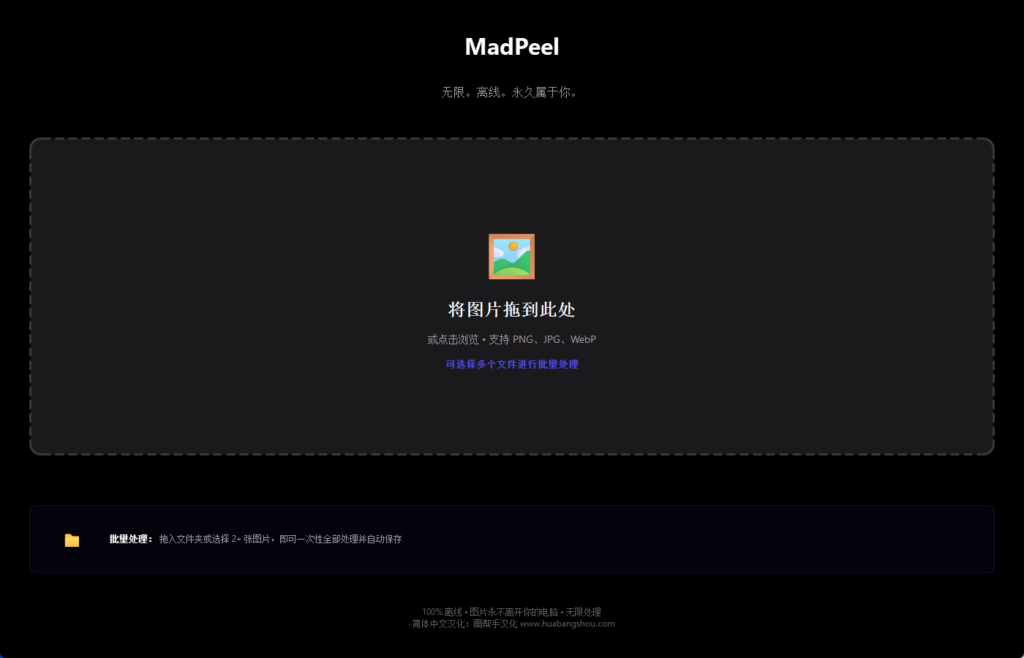 图片[1]-MadPeel AI v1.0.1 汉化版 – AI一键自动批量抠图工具-办文绿软